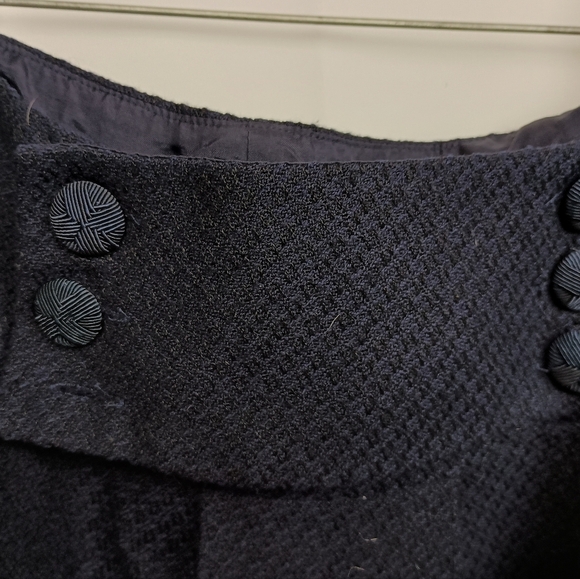 2/$30 Chic Navy Women's Wool Mini Skirt (#325) - Picture 4 of 8